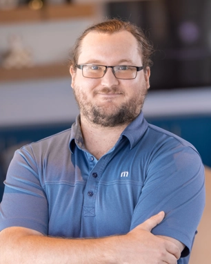 portrait of a smiling person in professional attire